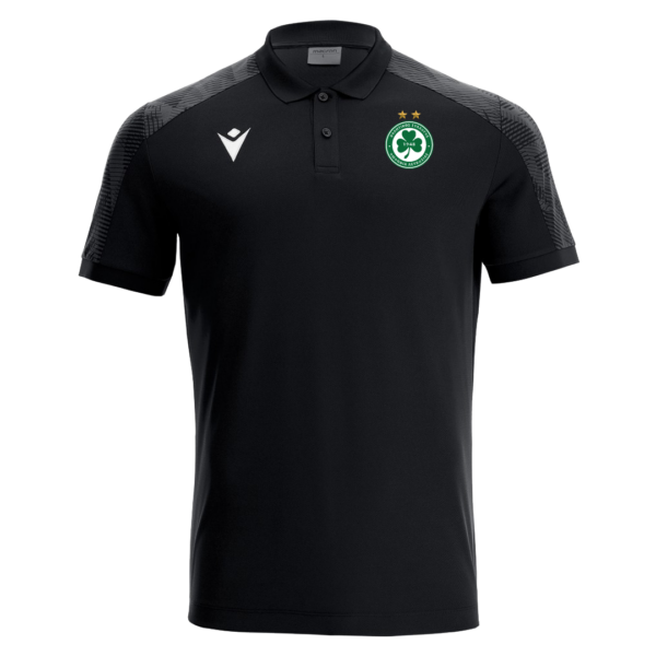 Rock Polo Shirt Black Dark Grey - Kids
