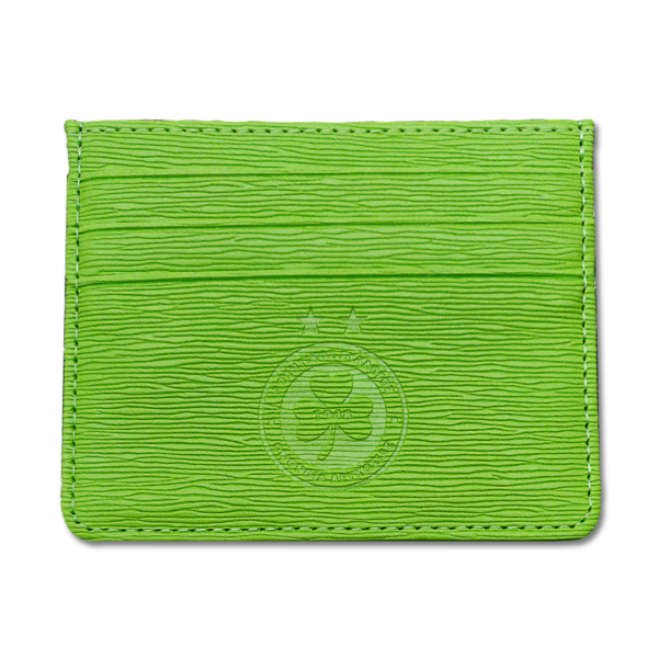 Leather Card Holder Green