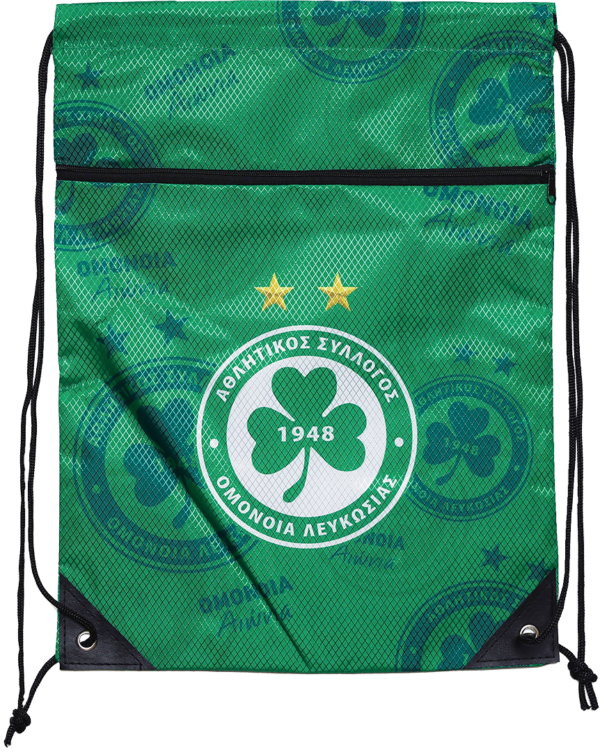 Zipper Drawstring Bag GRN