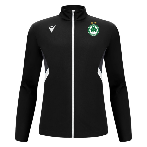 Raijin Full Zip Top Black White