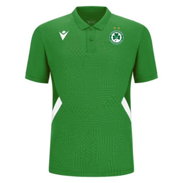 Rap Polo Shirt Green White