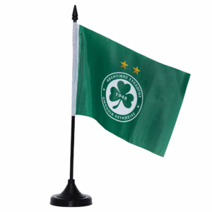 Single Table Flag GRN/WHT