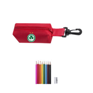 Red Small Pencil Case
