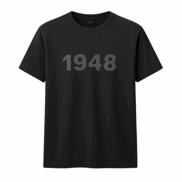 Oversized T-shirt 1948 BLK- Adult