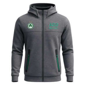 Ενήλικη Zip Hoodie A.C.O. “Athletic Club OMONOIA” Γκρίζο - ΜΟΝΟ ONLINE