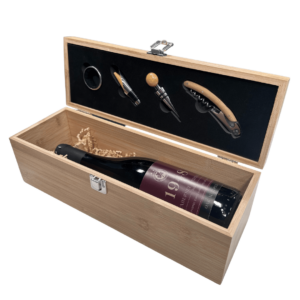 Ξύλινο Κιβώτιο Κρασιού OMONOIA