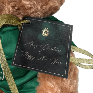 TEDDY Αρκουδάκι Καφέ ΟΜΟΝΟΙΑ 1948 πράσινο 45cm