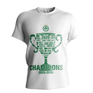T-Shirt Πρωταθλητών ΟΜΟΝΟΙΑ 2025/26 DES3 Άσπρο