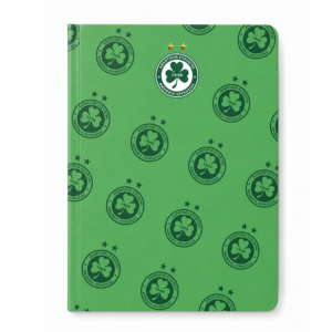 OMONOIA Crest Pattern Notebook