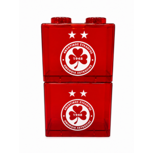 Money Box OMONOIA Brick-Shaped red